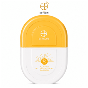 کرم ضدآفتاب رنگی استیلن SPF70 مدل All-In-One مناسب برای انواع پوست، حجم 60 میلی‌لیتر