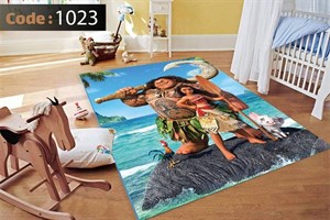 فرشینه اتاق کودک طرح موآنا کد 1023