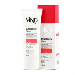 کرم ضد آفتاب با فاکتور حفاظتی 50 (SPF 50) ام ان دی مناسب پوست خشک