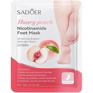 ماسک پوشیدنی از بین برنده ترک پا Sadoer Honey Peach حجم 35 گرم کد 1900
