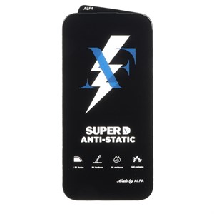 محافظ صفحه نمایش شیشه ای Super D Anti Static ALFA مدل Apple iPhone 17 Pro