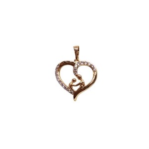 آویز ژوپینگ طرح مادر و فرزند قلبی