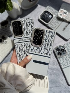 قاب White Christian Dior دور لنز نگین سامسونگ و شیائومی (کدC2076)