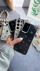 قاب شفاف طرح پروانه برجسته
