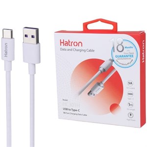کابل تایپ سی فست شارژ 5 آمپر هترون HC301H طول 1 متر
