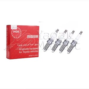 شمع موتور سوزنی ایریدیوم لیزری پایه بلند NGK کد ILFR6T-11 92815 بسته 4 عددی مناسب برای تارا
