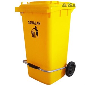 سطل زباله بیمارستانی 240 لیتری