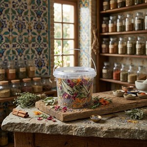 سطل 610 سی سی طب پلاستیک