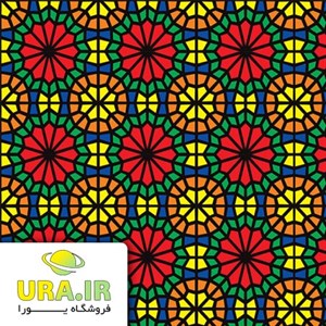 برچسب شیشه مات کن سنتی رنگی کد 421 (عرض 60 سانتیمتر)