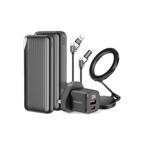 پکیج شارژ Porodo 6 در 1 مدل PD-PBFCH071-CB
