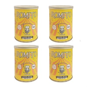 کنسرو غذای گربه رومیتو با طعم پته مرغ Romito chicken بسته 10 عددی