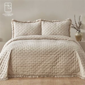 روتختی پنبه دوزی Viona رنگ بژ
