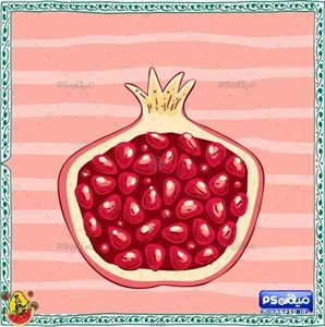 طرح پوستر انار شب چله لایه...