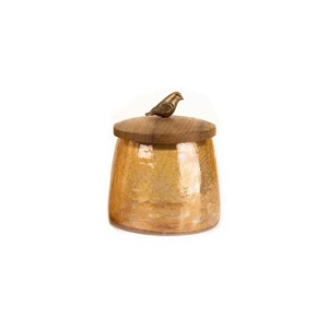 بانکه پاسماوری درب چوبی گلد کیش مدل گنجشک کد GK829446