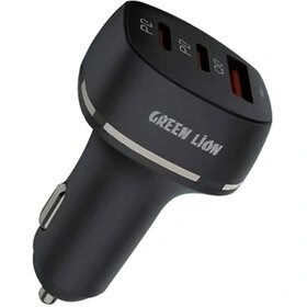 شارژر فندکی گرین لاین مدل  GN2PD1QCCCBK 50Wمشکی