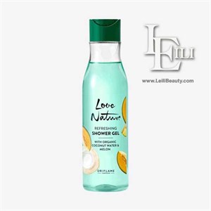 ژل دوش با اب نارگیل آرگانیک و ملون لاونیچر اوریفلیم