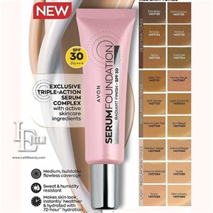 کرم پودر سرمی اسکین پرفکتینگ SPF30  355G - Light Caramel آون