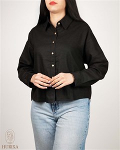شومیز لینن وارداتی زنانه خنک و تابستانی