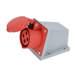 سوکت صنعتی 4 در 16 مادگی دیواری مدل PF-114 برند پارس فانال