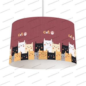 لوستر اتاق کودک طرح گربه کد L-Animals-108
