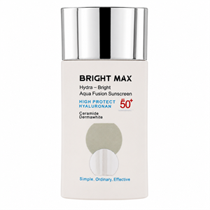 فلوئید ضدافتاب بدون رنگ برایت مکس مدل آکوا فیوژن SPF50
