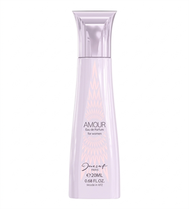 عطر جیبی زنانه ژک ساف مدل Amour و رایحه‌ای لطیف و عاشقانه با حجم۲۰ میلی لیتر