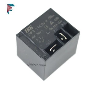 رله 4 پین | 30 آمپر | 12 ولت DC | روی بردی