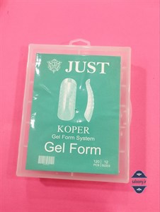 قالب کاشت ژل (Copper Gel Form) برند Just | مناسب کاشت ژل، فرم‌دهی و افزایش استحکام ناخن