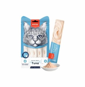بستنی گربه ونپی انگلیسی نویس با طعم تن مدل Wanpy Tuna وزن 14 گرم