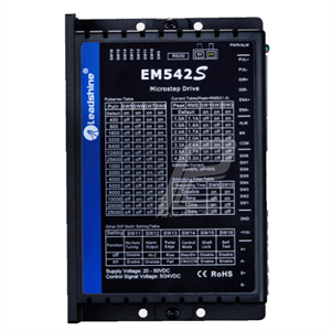 استپ درایو مخصوص موتورهای 4 تا 30 کیلوگرم مدل EM542S برند لیدشاین leadshine دو فاز 4.2 آمپر