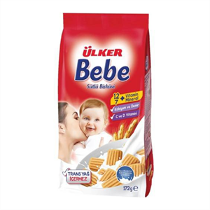 بیسکوییت اولکر به به ulker bebe حجم 172 گرم