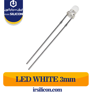 LED های برایت (شفاف) سفید 3mm