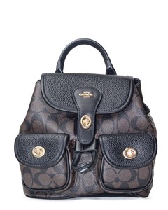 کوله‌ پشتی زنانه مستر کوالیتی فول پک کوچ Coach مدل 2512 قهوه ای تیره