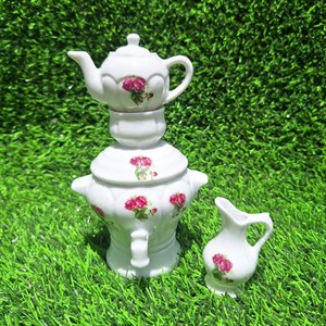 سماور و قوری گلسرخی