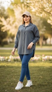 شومیز تیانا جذاب و خاص تک رنگ فیلی😍😍الیزه