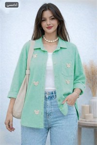 مانتو کیوت خرسی در رنگ بندی پاستیلی شیک ❤️🥰کد 14097 ترمه