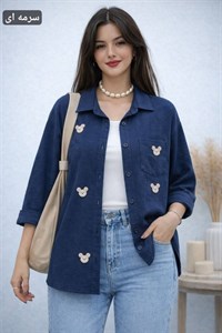 مانتو کیوت خرسی با کیفیت عالی در رنگ بندی زیبا کد 10014 شایسته