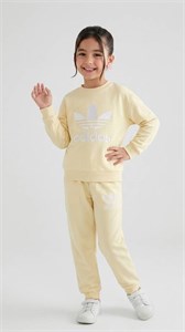 ست دورس و شلوار نخ پنبه بچگانه با قیمت استثنایی به دلیل تک رنگ شدن کد 100341 ارغوان