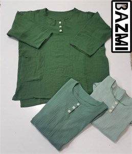 مانتو کوتاه سه دکمه ارسال ۴ تا ۵ روز بعد از ثبت ۵۵۱۱ بزمی🛍💞💯