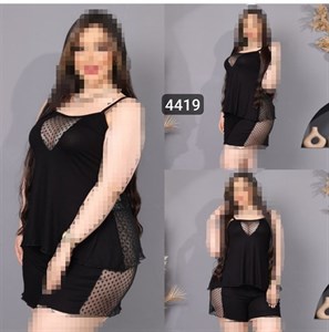 ست تاپ‌شورتک با جنس جودون ۴۴۱۹ بزمی 💞💯🫠