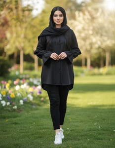 شومیز آستین عروسکی  داکرون درجه یک تنخور عالی در رنگبندی 🌈 🌈 الیزه