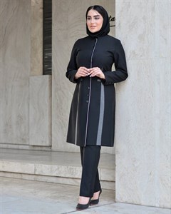 ست مانتو و شلوار اداری دیانا پرشیا با کیفیت عالی کد 5760 آمیگ
