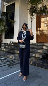 کت شلوار یقه خرگوشی تنخور زیبا و خاص 🥰❤️کد10159 ترمه