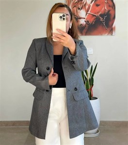 کت کیمیا جذاب تک رنگ طوسی کد 2717✅🛍️شایسته بانو
