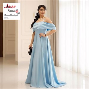 پیراهن مجلسی بسیار شیک الیزه😍در چند رنگبندی بسیار پرفروش😎کد420برلی
