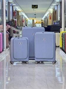 چمدان فایبرگلاس برند ویراژ رنگ آبی مدل V 2226