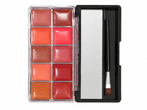 پالت رژ لب ۱۰ رنگ جووسه با آینه و براش مخصوص Lip Palette 10 Colors