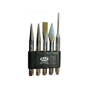 سری سنبه و قلم 5 عددی پایه پلاستیکی AKT کد IH70-501CU