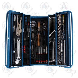 جعبه ابزار کارگاهی فلزی 60 پارچه A-KRAFT کد A924060C