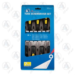 سری پیچ گوشتی (TORX) ستاره ای 7 عددی A-KRAFT کد AA069011